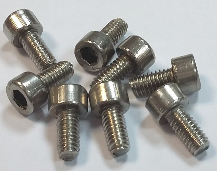 Charnwood V2JS Lathe Chuck Jaw Screws for VIPER2 M4 x 12mm Pack of 8