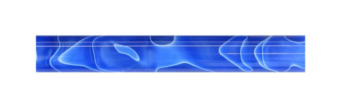 Charnwood AR01 Acrylic Pen Blank 19mm x 130mm in dark blue with white swirl