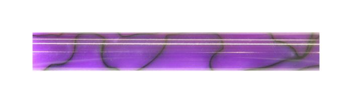 Charnwood AR09 Acrylic Pen Blank 19x130mm Light Purple with Black Swirl