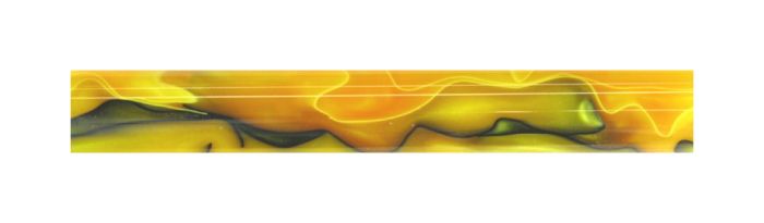 Charnwood AR15 acrylic pen blank in gold with black and white swirl