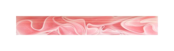 Charnwood AR17 Acrylic Pen Blank, 19mm x 130mm, Pink with White Swirl