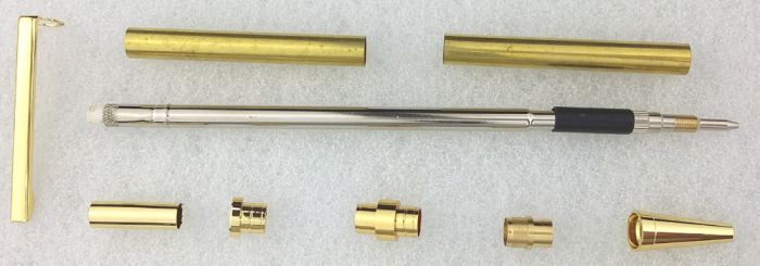 Charnwood PCL7GO 7mm Slimline Click Pencil Kit in Gold