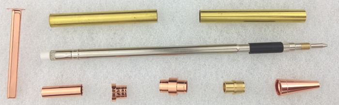 Charnwood PCL7CO 7mm Slimline Click Pencil Kit in copper