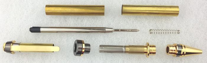 Charnwood PENCGGM Cigar Pen Kit in Gold and Gun Metal