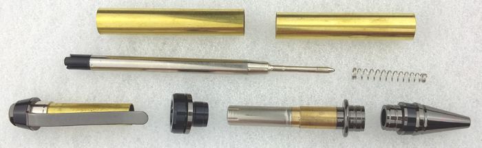Charnwood PENCGM Cigar Pen Kit in Gun Metal and Black