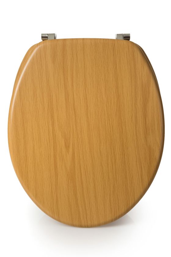 Blue Canyon MDF Toilet Seat SS Hinge in Beech