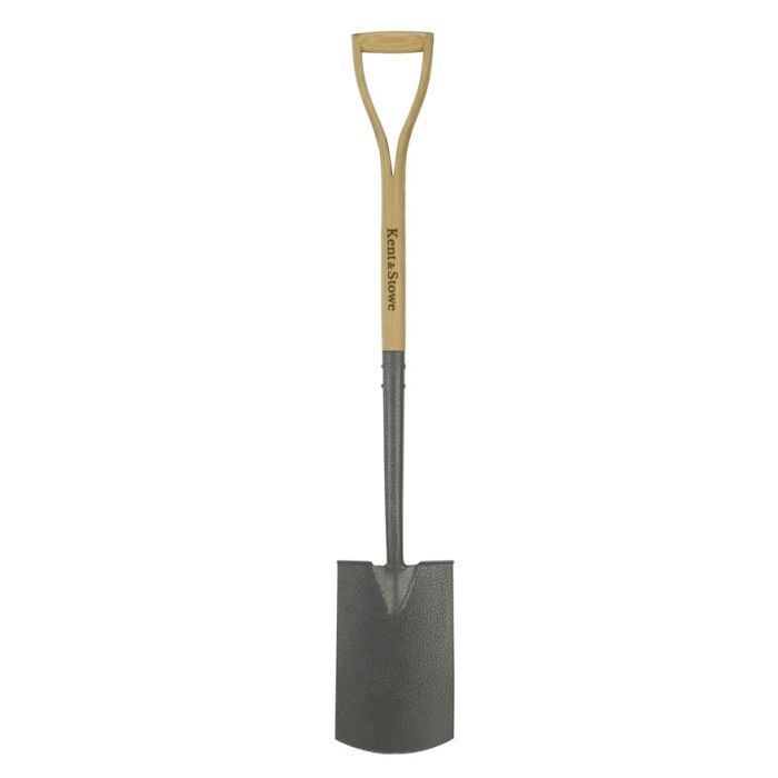 Kent & Stowe Carbon Steel Digging Spade FSC with 1110mm length and ash wood YD handle