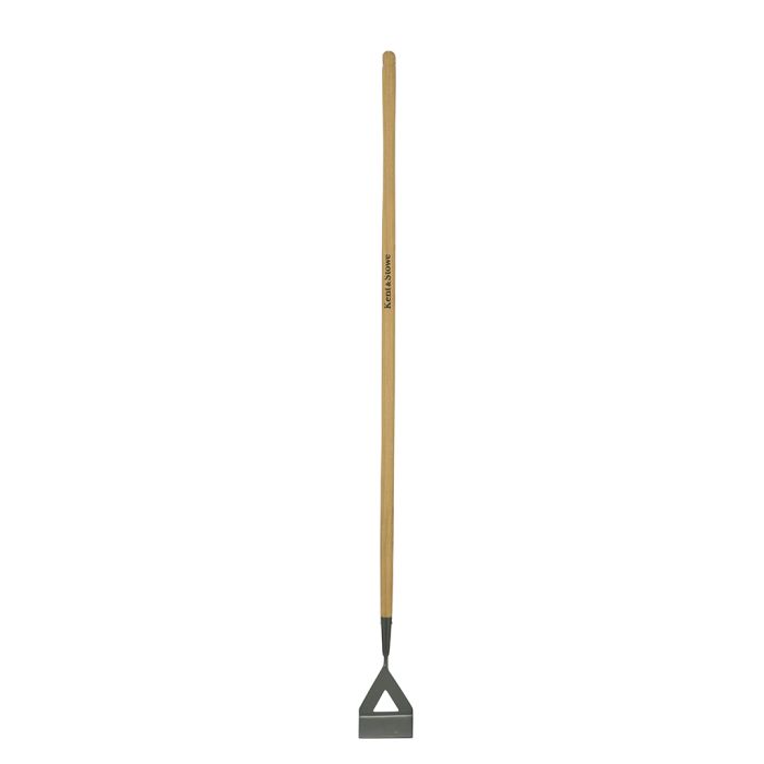 Kent & Stowe Carbon Steel Long Handled Dutch Hoe, 160.5cm with ash wood handle