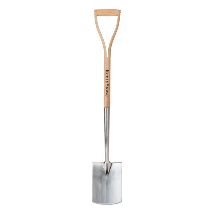 Kent & Stowe 70100701 Garden Life Stainless Steel Digging Spade with ash wood handle
