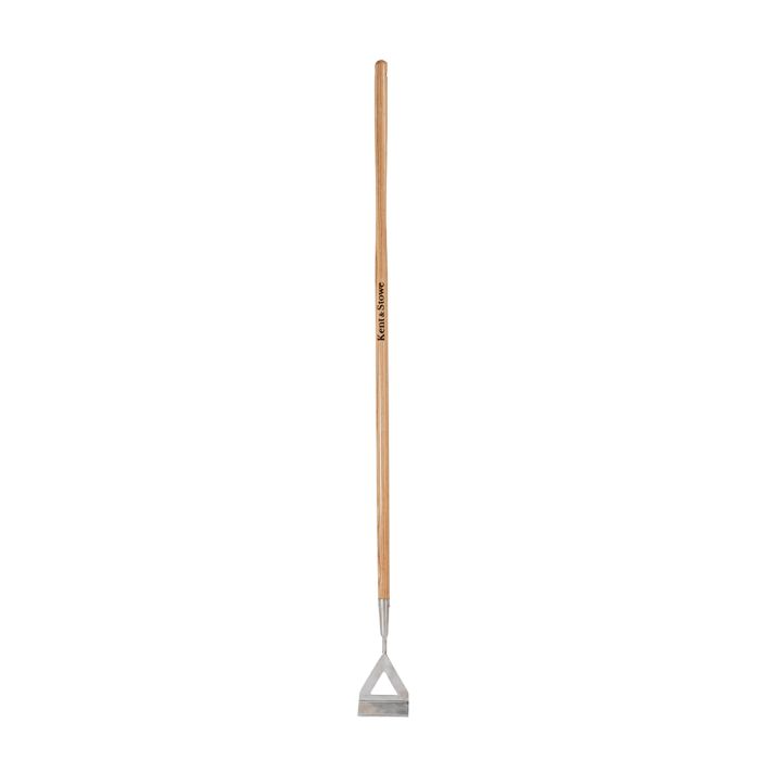 Kent & Stowe Garden Life Stainless Steel Dutch Hoe, 0.82kg, 1300mm length, with stainless steel head and ash wood handle