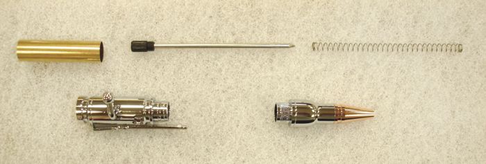 Charnwood PENMBCH Mini Bolt Action Pen Kit in Chrome