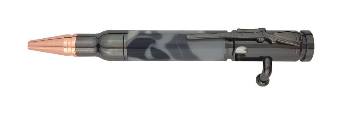 Charnwood Mini Bolt Action Pen Kit 105mm in Gun Metal