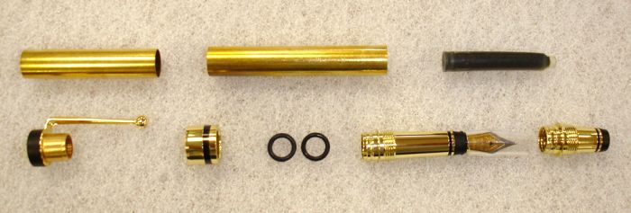 Charnwood PENEF Classic Elite Fountain Pen Kit in Gold