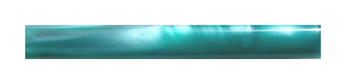 Charnwood AR23 19mm x 130mm acrylic pen blank in turquoise with transparent swirl