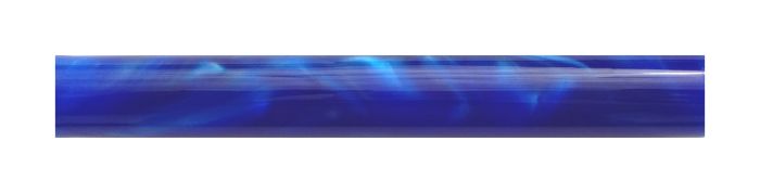 Charnwood AR25 Acrylic Pen Blank in Blue with Pearl Swirl, 19mm diameter and 130mm length
