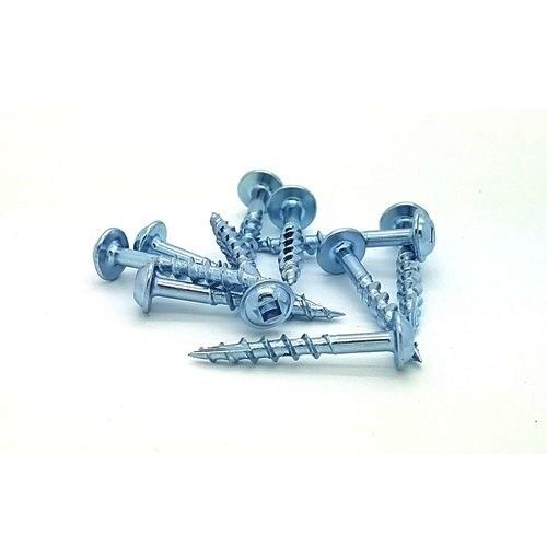 Woodfox PHS-114 1-1/4 inch coarse flange head pocket hole screws, zinc plated, pack of 250