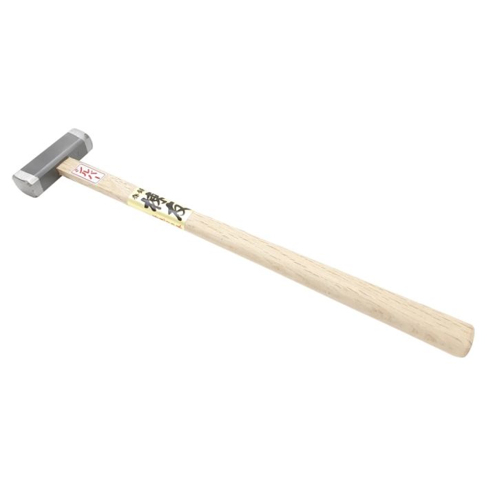 Asahi SUSILOCT115 Japanese Octagonal Gennou Hammer 115g with silver head and Japanese oak handle