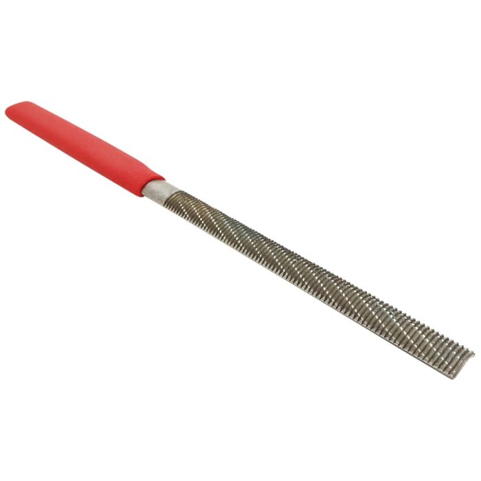 Iwasaki CP-20NH 200mm Japanese Chemically Polished Half Round Needle File with red tang