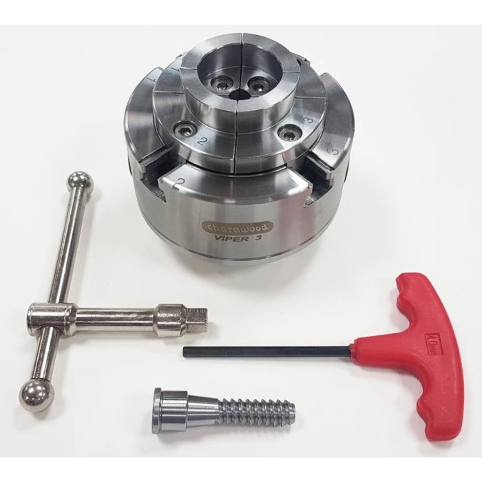 Charnwood VIPER3R 4 Jaw Geared Scroll Chuck 95mm Diameter