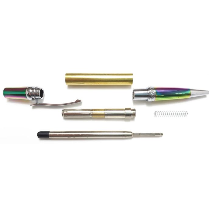 Charnwood EB3 Elegant Beauty Twist Pen in chrome and pearlescent