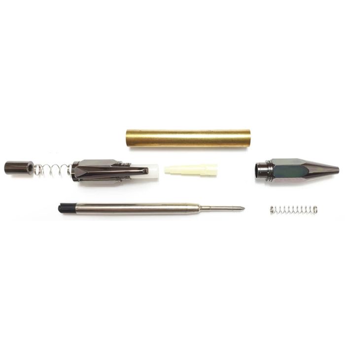 Charnwood HC1 Hexagonal Click Pen in Gun Metal