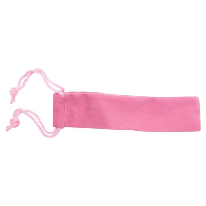 Charnwood VP5 Velvet Draw String Pen Pouch/Case in pink, pack of 5
