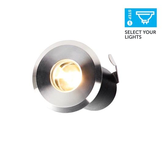 Ellumiere 01EL091 Small 1W Deck Light Set of 4 in Stainless Steel
