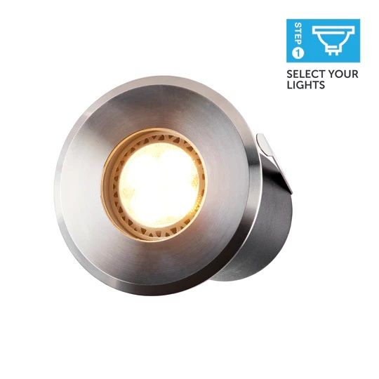 Ellumiere 01EL092 Large 2W Deck Light in Stainless Steel