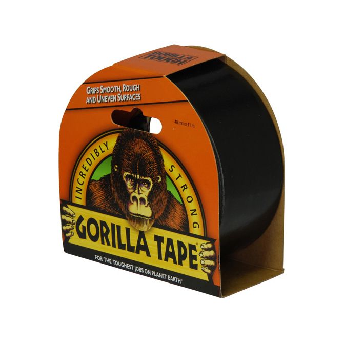 Gorilla Adhesive Tape, black, 48mm x 11m
