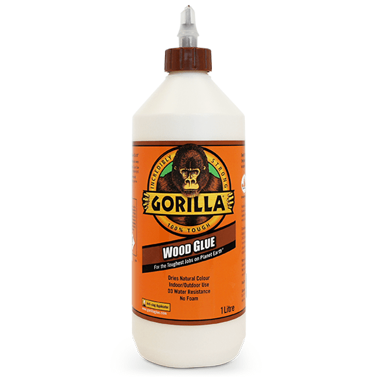 Gorilla Wood Glue - 1L water resistant PVA adhesive
