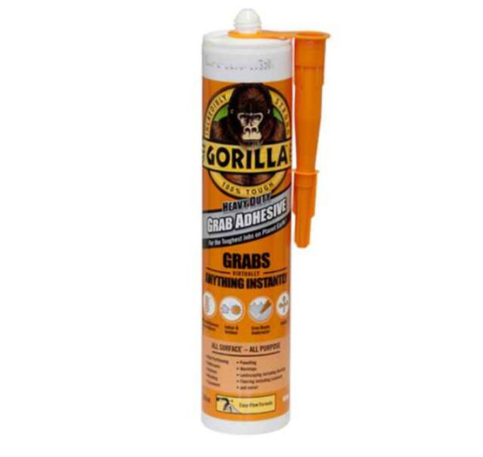 Gorilla Gorilla Grab Heavy Duty Adhesive - White - 290ml