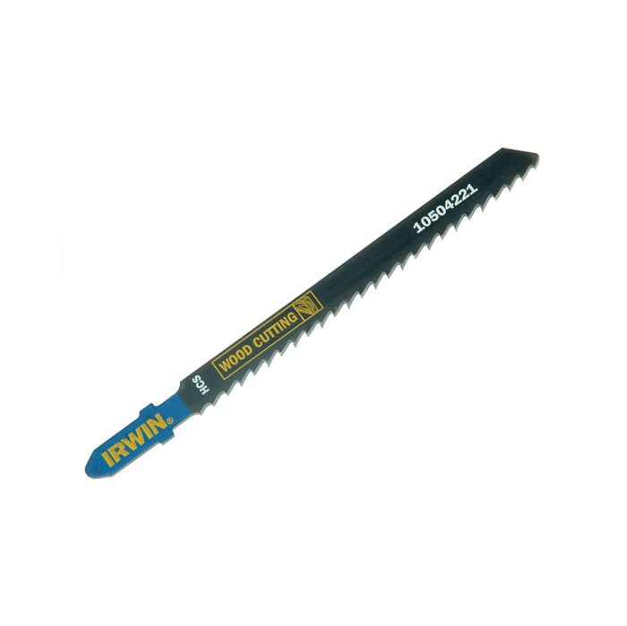 Irwin T234X Jigsaw Blades for Wood, 115mm carbon steel, pack of 5