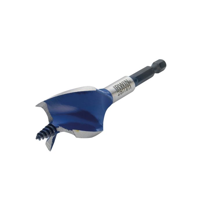 Irwin IRW1921996 6X Blue Groove Stubby Wood Bit 28mm x 4in