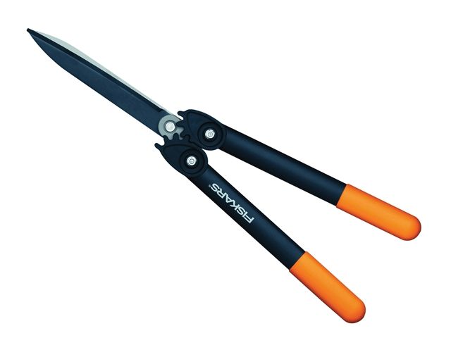 Fiskars 114790 Powergear Hedge Shears with stainless steel blades