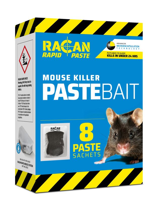 Racan R8901 Rapid 8 x 10g paste sachets pest control