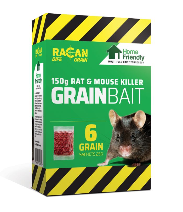 Racan R8910 Dife Grain rodent control 6 x 25g sachets