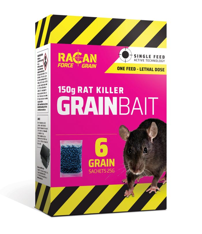 Racan R8913 Force Grain rodent control, 6 x 25g sachets