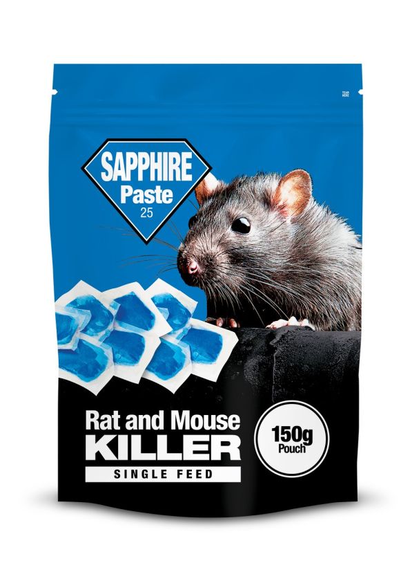 Lodi Sapphire Paste 25 150g Pouch rodent control