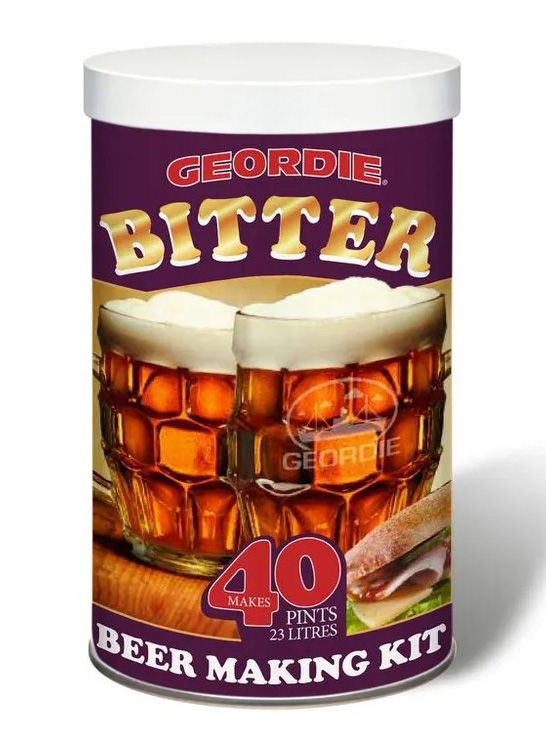 Geordie Bitter Beer Making Kit 40 Pints deep amber