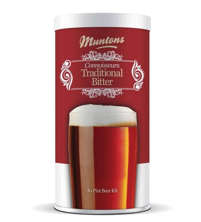 Muntons Connoisseurs Traditional Bitter Beer Making Kit, 1.8Kg, 40 Pints