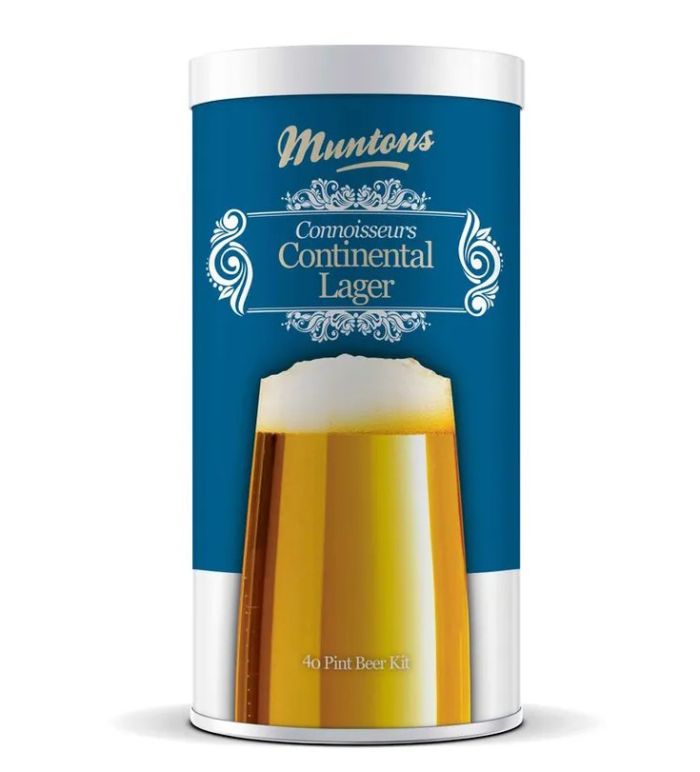 Muntons Connoisseur's Continental Lager 1.8kg beer making kit