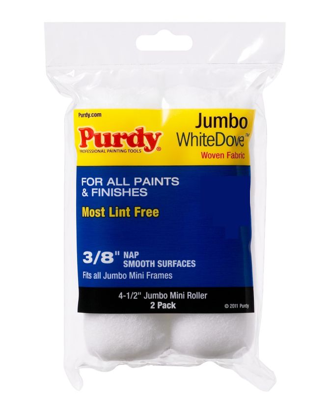 Purdy White Dove Jumbo Mini Roller Sleeve - 4.5" x 1-1/2" - Pack of 2