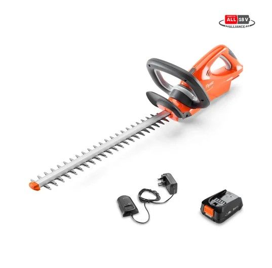 Flymo 18V EasiCut 450 KIT 2.0Ah cordless hedge trimmer with 45 cm dual-action blade