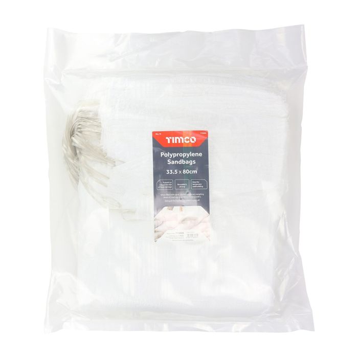 Timco Polypropylene Sandbags - Pack of 50
