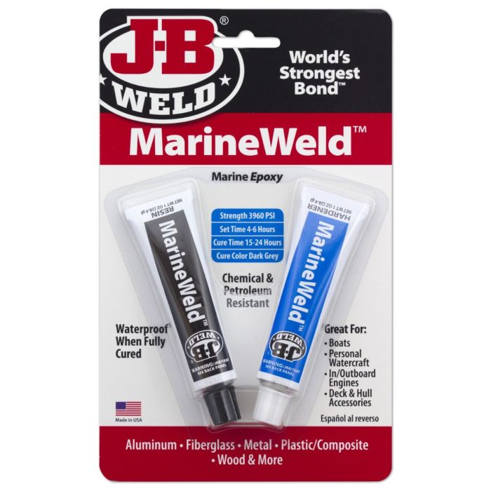 J-B Weld 8272UK MarineWeld Epoxy 2 x 30ml two-part marine epoxy 57g 2pk
