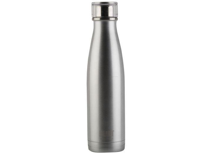 Built 17oz Double Walled Stainless Steel Water Bottle in Silver