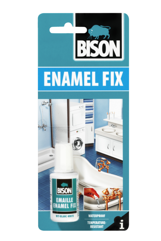 Bison Enamel Fix Adhesive - 20ml white