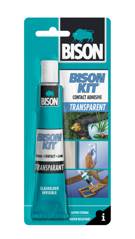 Bison Transparent Contact Adhesive Kit 50ml