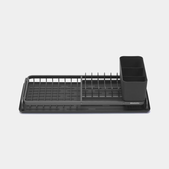 Brabantia 117268 Compact Dish Drying Rack in Dark Grey