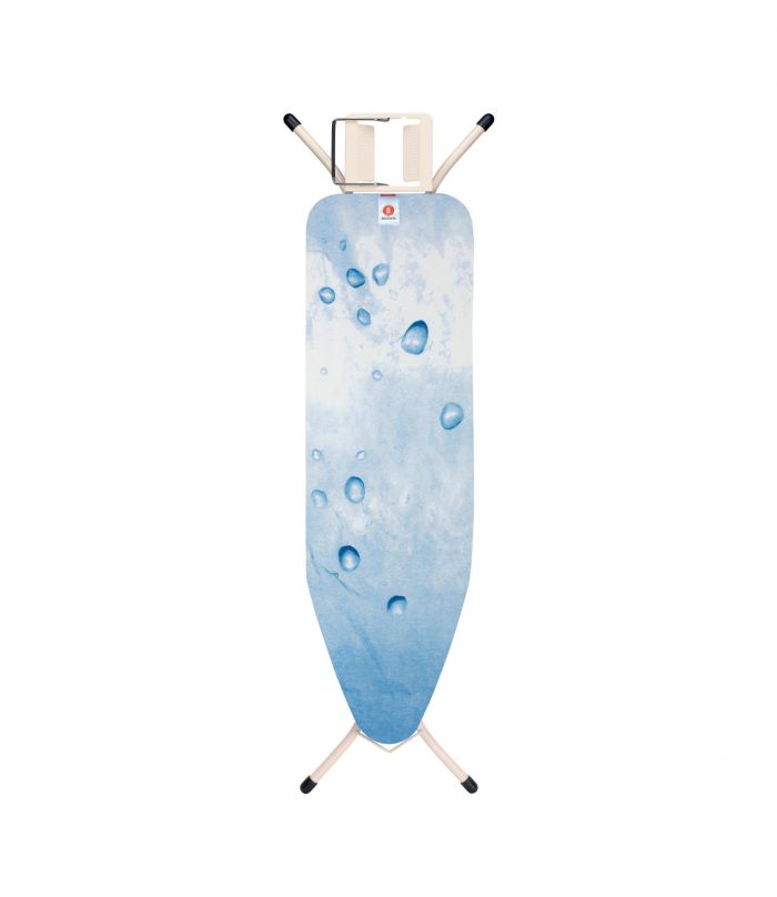 Brabantia 310102 Size B 124x38cm Ironing Board in Ice Water and ivory